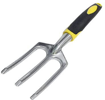 DIKACA Fourchette de Jardinage Inoxydable Outil de Plantation Ergonomique pour Fleurs pour Restreints Aération Rapide