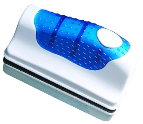 Jnchdghwa Pulitore per Acquario Galleggiante Magnetica Super Pulente per Vetro di Acquario
