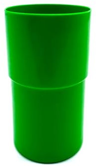 Kimmel 21-000-0904-1 - Bicchiere in plastica, 180 ml, colore: Verde