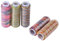 MAGT 5er Set Nähgarn, Iridescent Hand Sewing String Spool Gradient Quilting Stickgarn Spulen Bekleidungszubehör für Stick- und Nähmaschinen