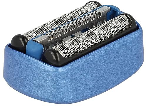 vhbw Rasierkopf kompatibel mit Braun CoolTec CT4S, CT5CC, CT6CC Typ 5676 Elektrorasierer - Scherkopfkassette, schwarz/blau