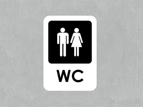 Oedim - Segnali per bagni WC, 29,7 x 21 cm, diversi materiali, durevoli ed economici 1 Unidad