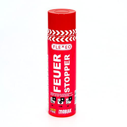 Feuerlöschspray 500ml - Fettbrandlöscher für die Küche - Brandklassen A B F E | Mini Feuerlöscher für Haushalt, Auto, Wohnmobil - Feuerstopp Spray - Löschspray