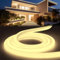 YOODI Neon LED Strip Neutralweiß 5m, Led Lichtband für Außenbereich IP65 Wasserdicht, Schneidbare Rundes Rohr Flexibel Outdoor LED Streifen 230V für Haus, Zimmer, Garten, Party, Inklusive Netzteil