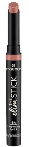 essence THE slim STICK, Lippenstift, Nr. 102, Nude, langanhaltend, pflegend, Expressergebnis, farbintensiv, matt, vegan, ohne Parfüm, ohne Alkohol, ohne Parabene, 1er Pack (1.7g)