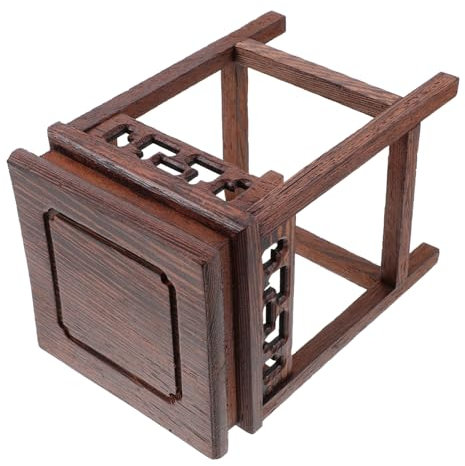 BCOATH Vaso Legno Antico per Piante Supporto Decorativo per Fioriere Piccole Stabile e Resistente per Casa e Giardino