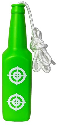 Bottle Shooting Target, Portable Airsoft Practice Accessories with Hanging Rope for Indoor Outdoor Gun Ranges