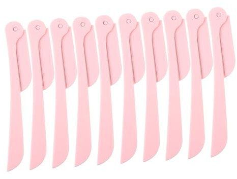 Vaguelly 10stücke Teiliges Faltbare Augenbrauenrasierer Aus Edelstahl Für Frauen Präzise Augenbrauntrimmer Für Schmerzfreies Styling Zuhause