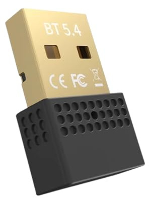 Ouitble Bluetooth Adapter PC USB Bluetooth 5.4 Dongle Stick Plug & Play 2.4 GHz Mottagare 3.0 Mbps Trådlös Växellåda för Skrivbordet Laptop Headset Tangentboard Mouse