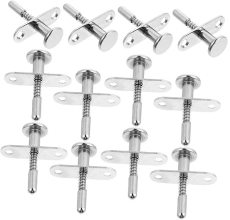 UKCOCO 12 pièces Loquets Ressort pour Lit Accessoires de Mobilier Verrouillage Pratique pour Berceau et Cage à Oiseaux et Polyvalent