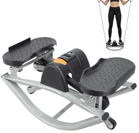 Twist Stepper pour La Maison, Mini Stepper pour La Maison, Steppers Latéraux À Faible Impacts, Machine D'entraînement À Domicile, pour Les Jambes Fessiers Abdominaux