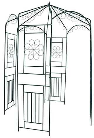 INLIFE 40269 Tonnelle à roses, vert foncé, 250 cm, 14,05 kg