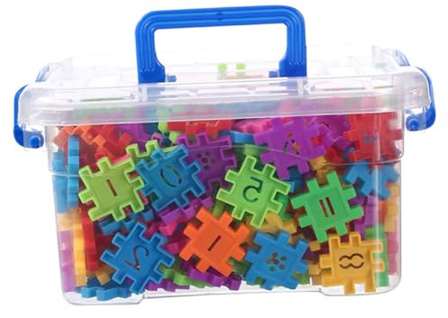 BESPORTBLE 220pcs Boys and Girls Educational Toys Building Blocks Boys and Girls Storage Toy Matching Shape Recognition