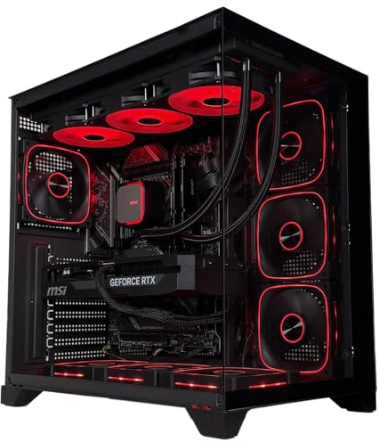 PJ DIGITAL STORE EGEMONE V3 - Pc gaming Ryzen 7 9800X3D, RTX 5070 12GB, Ram 32Gb Ddr5 6000Mhz, SSD NVMe 1000Gb, Dissipatore a Liquido 360mm, W11 Pro