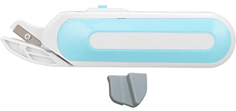 Ciseaux électriques Légers, Coupe-cordon de Poignée Ergonomique, Options à Double Puissance, avec Protection contre les Doigts, pour Couper le Carton d'artisanat