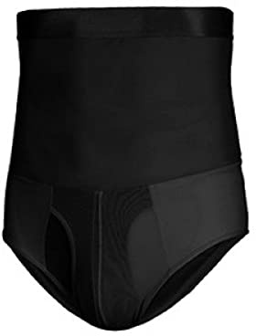 Pantaloncini da Uomo a Vita Alta per Il Controllo della Pancia, modellatore per Il potenziamento dell'anca a Compressione, Slip con Cintura Elasticizzata per Le Feste