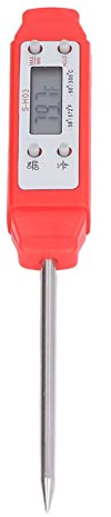 XUMIUZIY Thermomètre Alimentaire Numérique avec Calibrage Automatique, Thermomètre Portable de Style Stylo pour des Lectures Instantanées dans la Cuisine et les Grillades (rouge)
