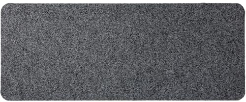 ANRO Smal dörrmatta skor entré Grå 60 x 35 cm | Material: polypropen, halkfri gummibaksida, 5 mm, tvättbar, för inomhus och utomhus