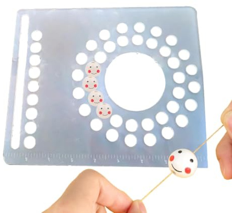 Pärlbräda – ihåligt akrylarmband pärlbricka, armband tillverkning kit, gör