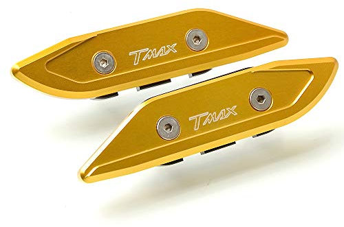 T Max 530 Moto Arrière Rétroviseurs Latéraux Trou Cache Bouchon pour T-Max T Max TMAX 530 2012 2013 2014 2015 2016 2017-Or