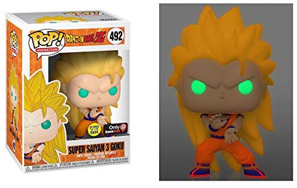 Funko Pop! Dragonball Z Super Saiyan 3 Goku Glow in The Dark GITD Exclusive Variant