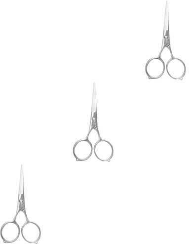 Happyyami 3piezas Tijeras Inoxidable Diseño Serrado para Pesca Cortador De Línea Trenzada y Herramienta De Pesca y Antideslizante