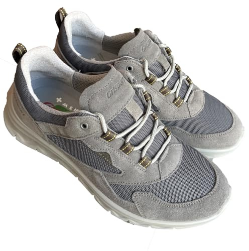 Grisport Scarpe Città Sneaker Uomo Leggere estive in Pelle e Inserti alla Moda in Mesh T8V Soletta Estraibile (Tundra Vesuvio, Sistema Taglie Calzature EU, Adulto, Numero, Media, 43)