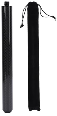 Billar 12mm Palo alargador en Fibra de Carbono para Palos de y Snooker - Aumenta el Peso y Alcance, fácil de Usar para Grip y