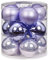 MAGIC Weihnachtskugeln Glas 8cm 12 STK. Christbaumkugeln Farbe: Dreamy Lilac (hell lila/Flieder/Glanz/matt)