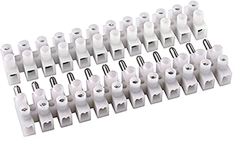 ProPart Morsettiera Bianca 24 Poli 10A - 10mm² Maschio-Femmina 380V 10pz