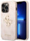 Guess PU 4G Metal Logo case iPhone 14 Pro Max pink GUHCP14X4GMGGR