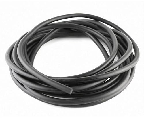 Rund snöre, tätning av gummi, 1 m, EPDM, svart, gummisnöre, runda snören, skumgummi, fogsnöre (diameter 2,62 mm)