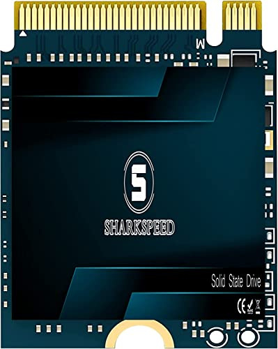M.2 2230 SSD 1TB NVMe SHARKSPEED PCIe Gen4.0X4 Internal Solid State Drive 30mm, Gaming SSD Compatible with Steam Deck, Microsoft Surface pro7+/proX/laptop3/laptop4/laptop Go Ultrabook