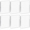 6 Stück Acryl Stempelblock Set, 5x6cm Acryl Blöcke Stempel Set mit Gitter Linien Transparent, Acrylblock Stempel Stanzblöcke für Scrapbooking, Kartenherstellung, Crafts Making