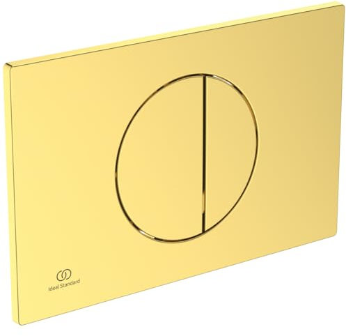Ideal Standard R0503A2 Placa de accionamiento, Oro Cepillado