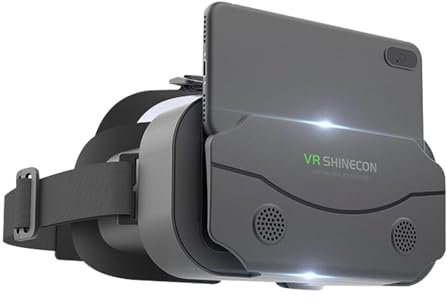 VR Headset for Phone, Virtual Reality Headset for Adults | 3D VR Glasses with 3 Adjustable Headbands - with HD VR Smartphone for Movies, Jue