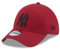 New Era New York Yankees MLB Fankappe rot Teamlogo Baseball Cap NY 39Thirty gebogener Schirm - XS-S