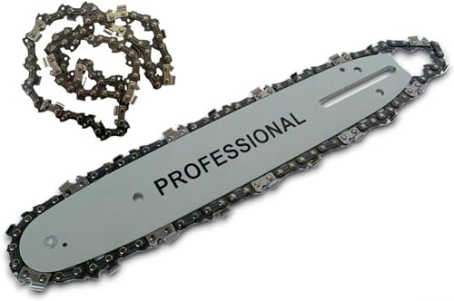 Barra +2 Catene per motosega 25 cc Modello 25 cm - Passo 3/8'' - Goletta 0.050''/1.3mm - Numero di Maglie 40