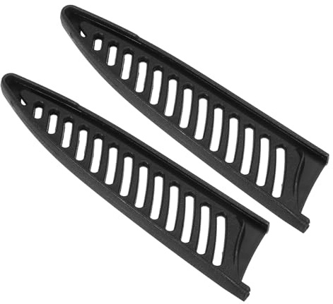 PATIKIL PP Säkerhetsknivskydd för 4 tum keramisk kniv, 2-pack knivskydd knivskydd universalkniv för kök kockkniv, svart
