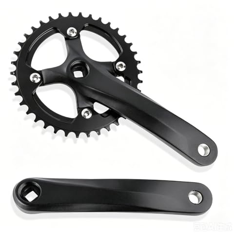 Mountain Bike Vevparti 170 Mm Smal Bred Kedjering Med 32T/34T/36T/38T/40T/42T Single Speed Kedjehjul Vevar(Schwarz,32T)