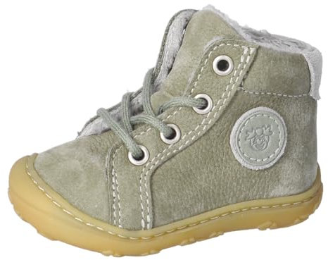 RICOSTA Unisex Winterstiefel Georgie, Baby und Kleinkinder Lauflernschuhe, Weite: Mittel, lose Einlage, terracare, eukalyptus/hellgrau (531), 21 EU
