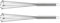 Jimkply - Set di 2 fruste in acciaio inox, frusta wmf, frusta a spirale, utensili da cucina, per mescolare e mescolare (10 pollici)