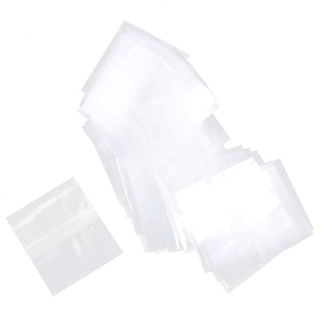 FUNOMOCYA Pellicola Termoretraibile in Pvc Trasparente 100 Pezzi 4x3,5 Cm Per Imballaggio e Protezione Flaconi Piccoli Sigillo Antimanomissione e Effetto Anticontraffazione