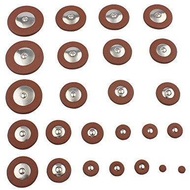Saver Sax Pad Saver, KIT DI RIPARAZIONE DI Bocchettici Sax ALTO KIT RIPARAZIONE DI SAXOPHONE 25pcs Cuscinetti in Pelle DI Ricambio Appassionati DI Parti DI Sostituzione per Sassofono Tenore