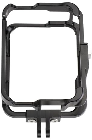 Omquot Action Camera Cage Skyddsram i Aluminiumlegering för Sportskytte med Kallskoport