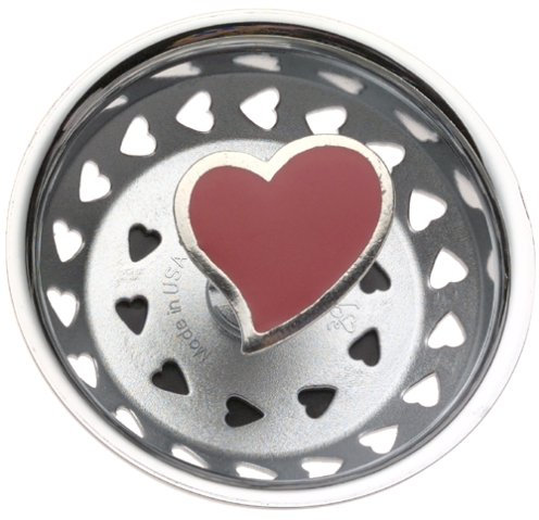 Billy Joe Homewares Enamel Kitchen Strainer Red Heart