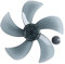 MSemis 12 Zoll 14 Zoll Kunststoff Lüfterflügel mit Mutter Abdeckung Ersatzteile Lüfterblatt 5 Blätter Rotorblatt für Standventilator Grau 12 Inch