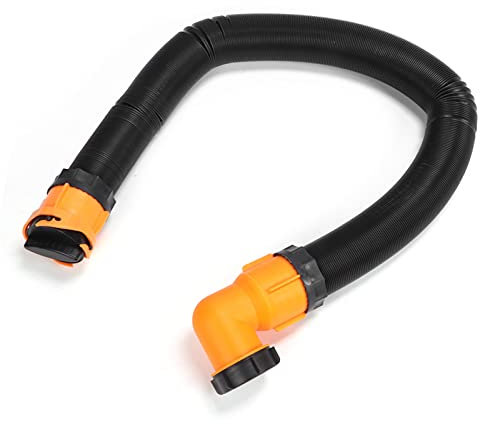 Tubo di scarico per scarico camper, kit tubo per fognatura lungo 15 piedi con raccordo adattatore girevole per camper camper