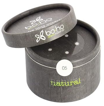 Polvo mineral orgánico n.º 05 blanco transparente Boho Verde Maquillaje 10 g vegano para tez y maquillaje