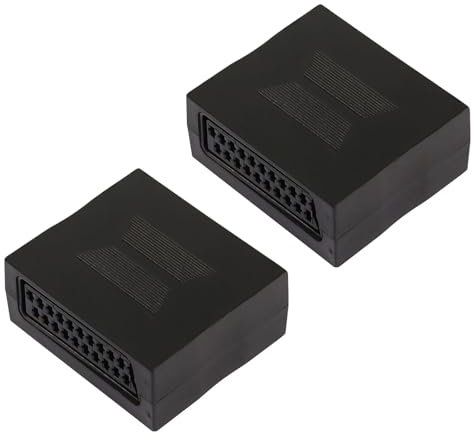 WZBHCZLJ 21p SCART Presa femmina connettore Joiner per trasmissione affidabile spina europea SCART